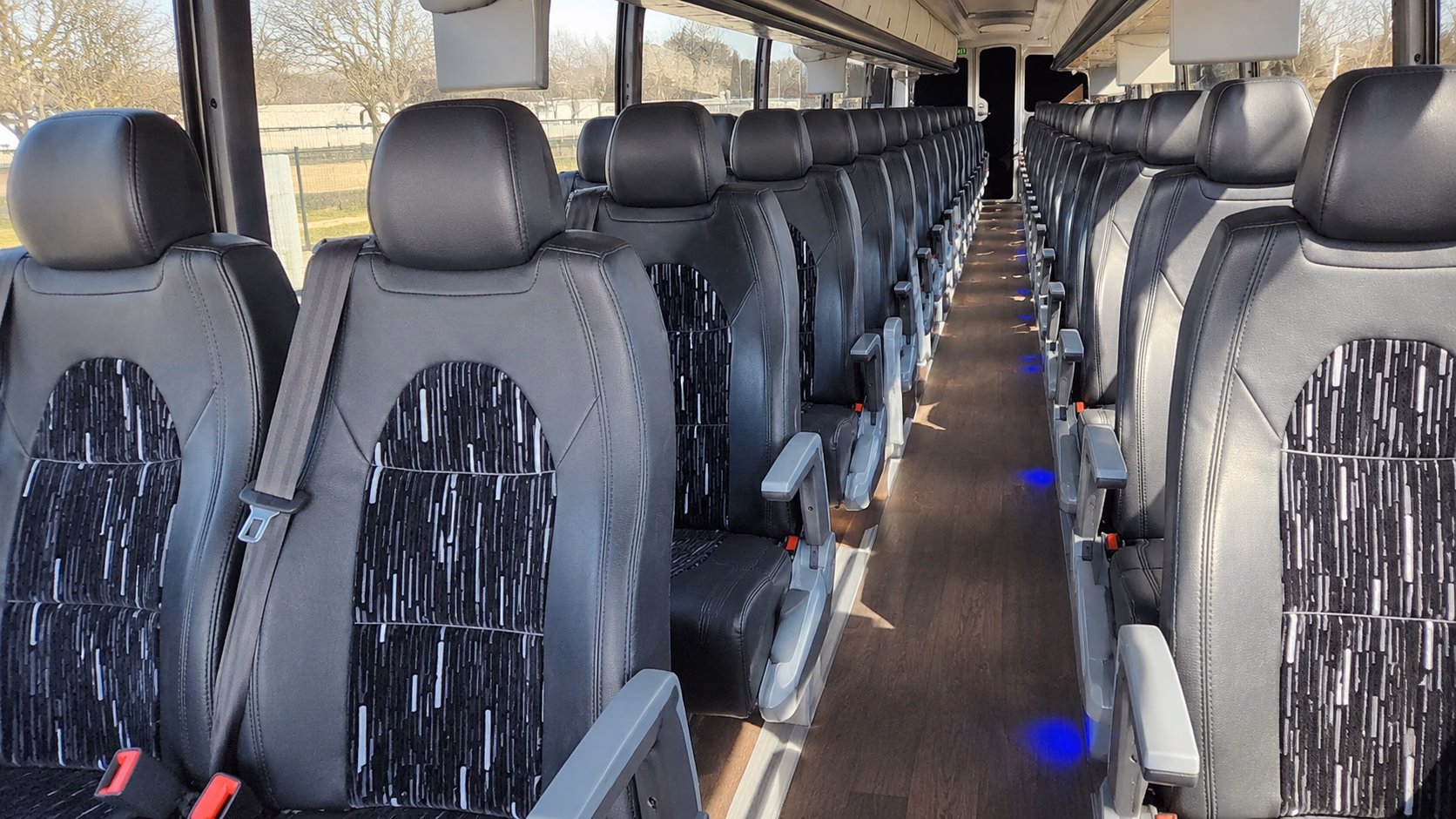 bakersfield religious group transportation onboard seating